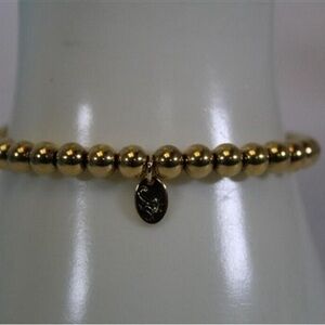 Joseph Nogucci Nogu Glowing 18k Gold Sterling Silver Expression Bracelet Beaded